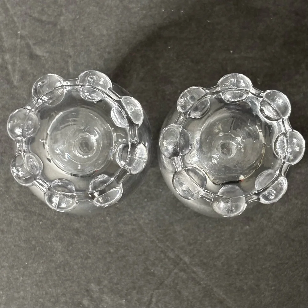 Imperial Glass Candlewick - Pair of Salt & Pepper Shakers